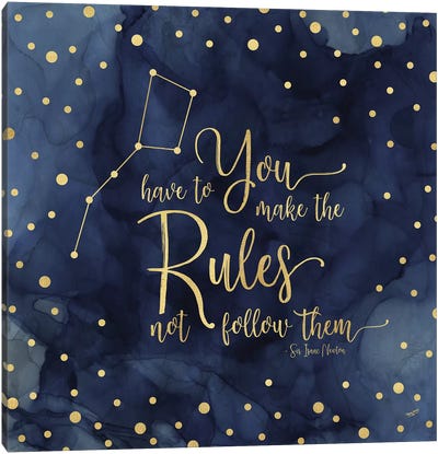 Oh My Stars I Rules Canvas Art Print - Tara Reed
