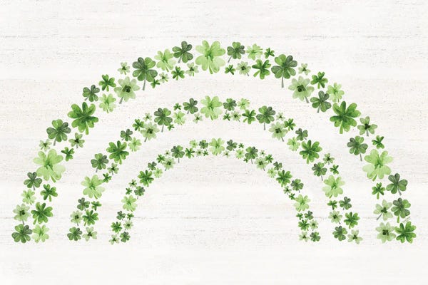 Tara Reed: Shamrock Rainbows III by Tara Reed