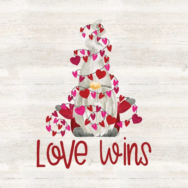 Tara Reed: Valentine Gnomes VII by Tara Reed