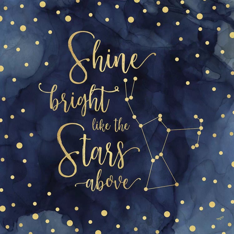 Oh My Stars III Shine Bright by Tara Reed wall art