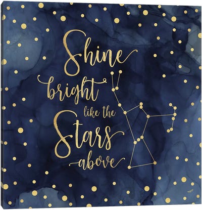 Oh My Stars III Shine Bright Canvas Art Print - Tara Reed