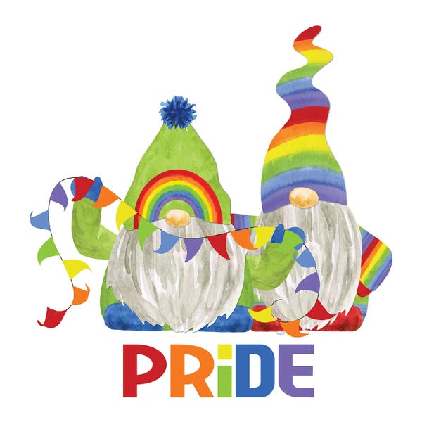 Tara Reed: Pride Gnomes Couple I by Tara Reed
