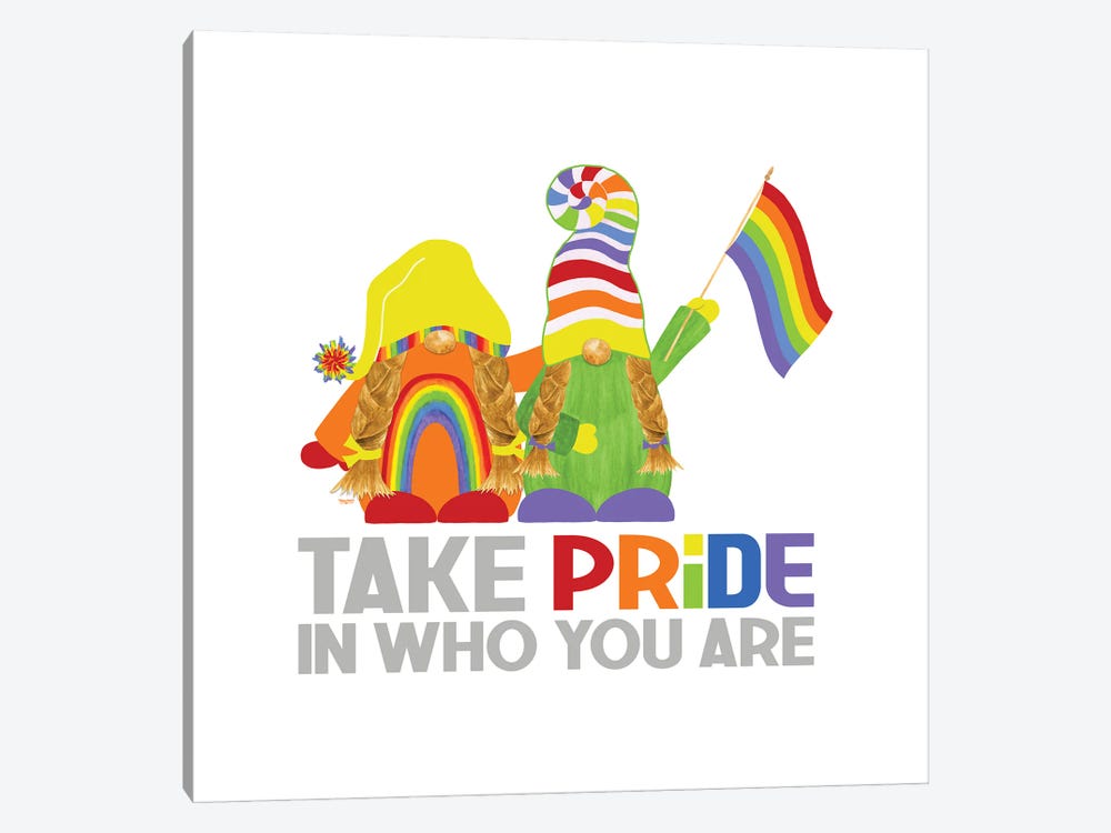 Pride Gnomes Couple IV by Tara Reed 1-piece Canvas Art