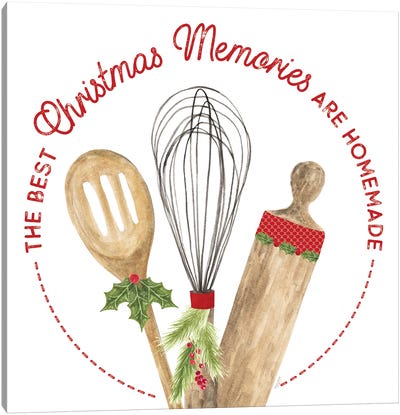 Home Cooked Christmas II - Memories Canvas Art Print - Holiday Eats & Treats