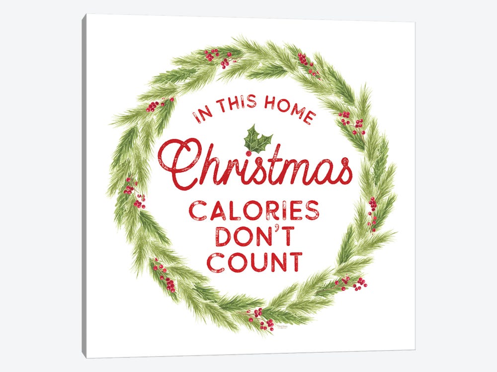 Home Cooked Christmas IV - Calories Don't Count by Tara Reed 1-piece Canvas Artwork