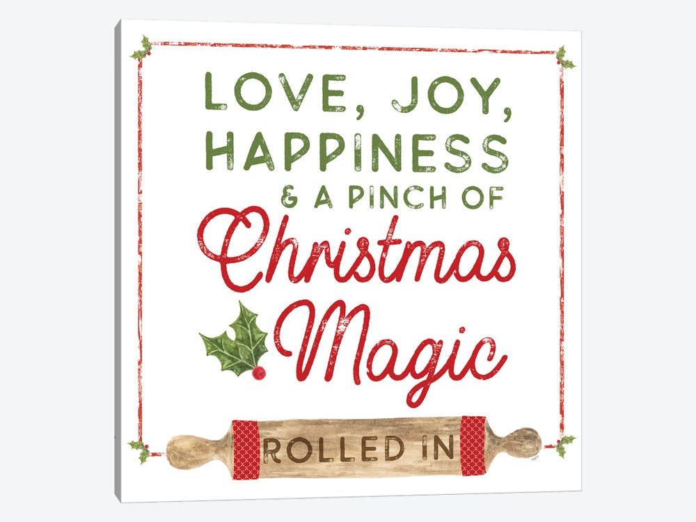 Home Cooked Christmas VII - Christmas Magic by Tara Reed 1-piece Canvas Wall Art