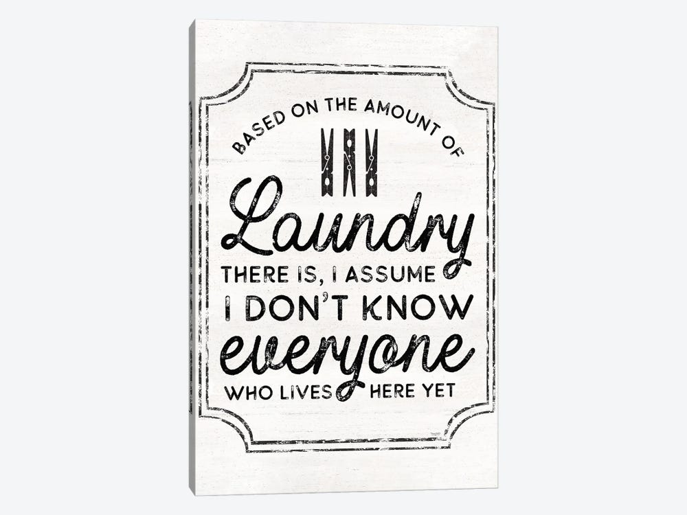 Laundry Art I-Based on Amount by Tara Reed 1-piece Art Print