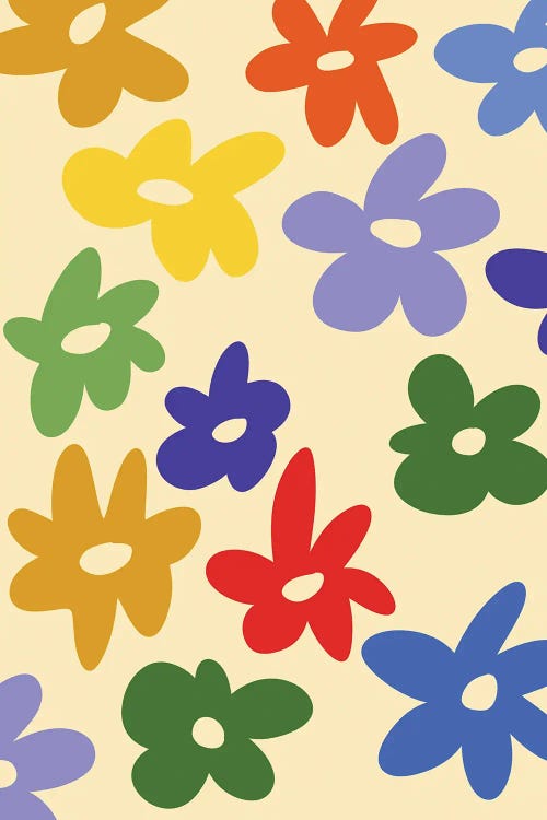 Daisies Pattern by Teresa Rego wall art
