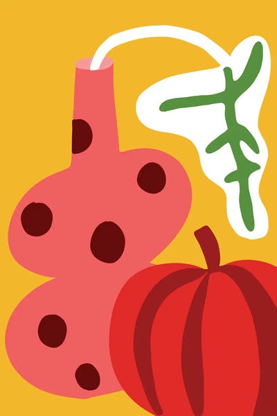 Teresa Rego: Dot Pot And Hot Pumpkin by Teresa Rego