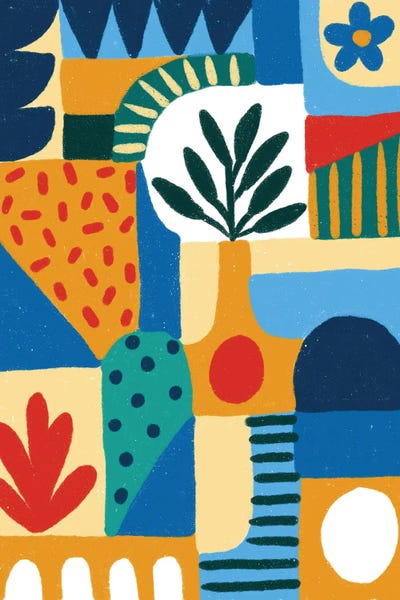 Teresa Rego: Geometric Garden III by Teresa Rego
