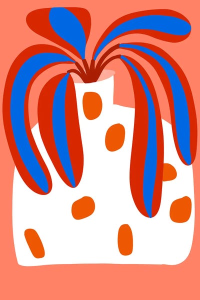 Teresa Rego: Salmon Garden by Teresa Rego