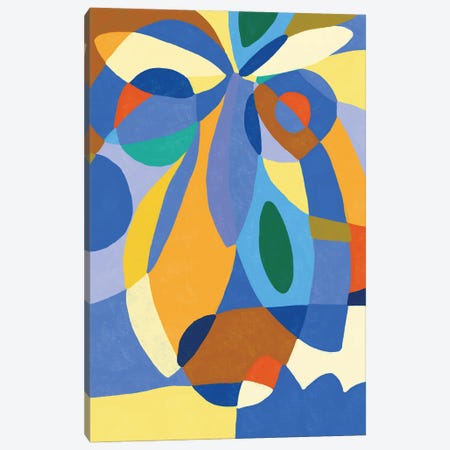 Begonia Azure Canvas Print #TRG6} by Teresa Rego Art Print