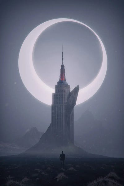 Fine Art Print: Lost World Empire State Building by Tobias Roetsch