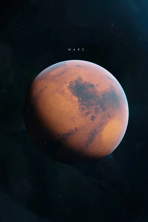 Mars by Tobias Roetsch wall art
