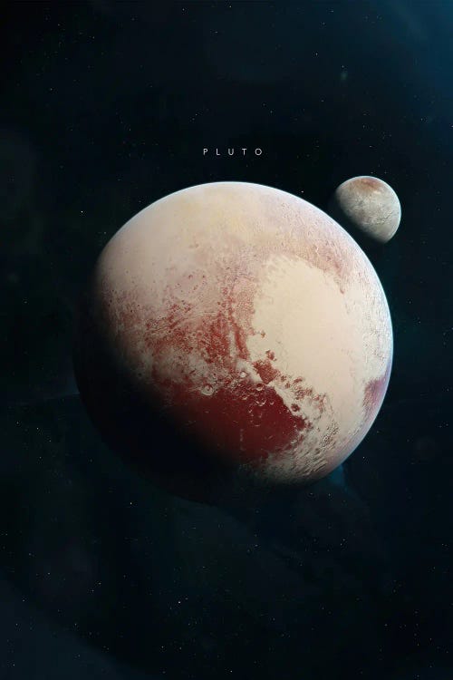 Pluto by Tobias Roetsch wall art