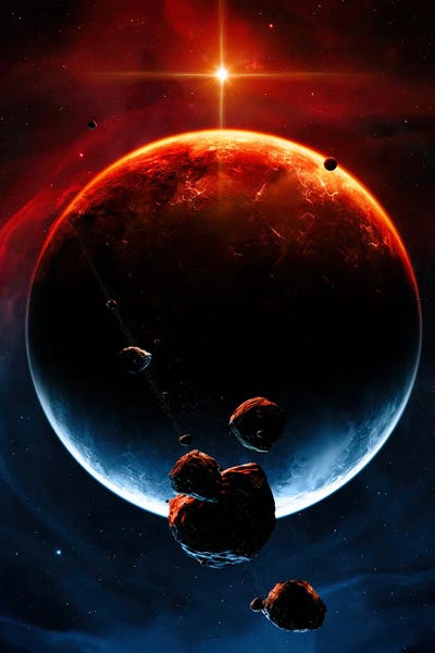 Sci-Fi Planets: Volcano Of Ice by Tobias Roetsch