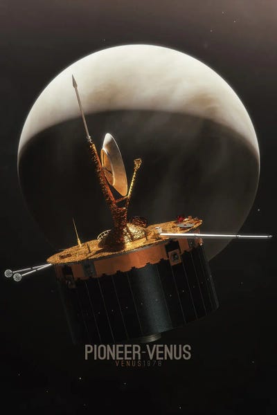 Venus Pioneer - Venus 1978 by Tobias Roetsch gallery poster