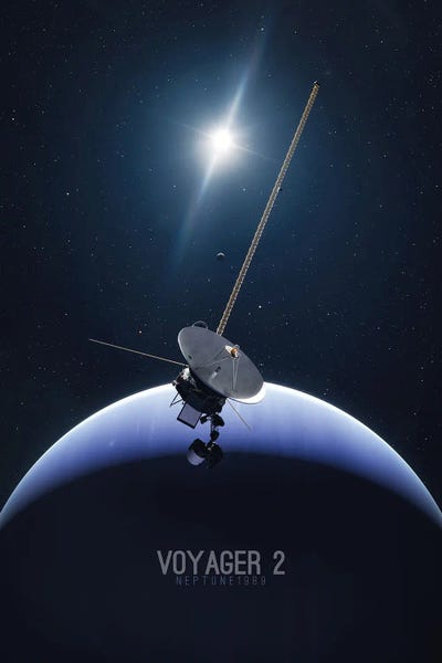 Tobias Roetsch: Voyager 2 - Neptune 1989 by Tobias Roetsch