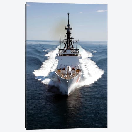 US Coast Guard Cutter Waesche Navigates The Gulf Of Mexico I Canvas Print #TRK1022} by Stocktrek Images Canvas Art