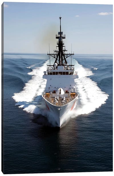 US Coast Guard Cutter Waesche Navigates The Gulf Of Mexico I Canvas Art Print