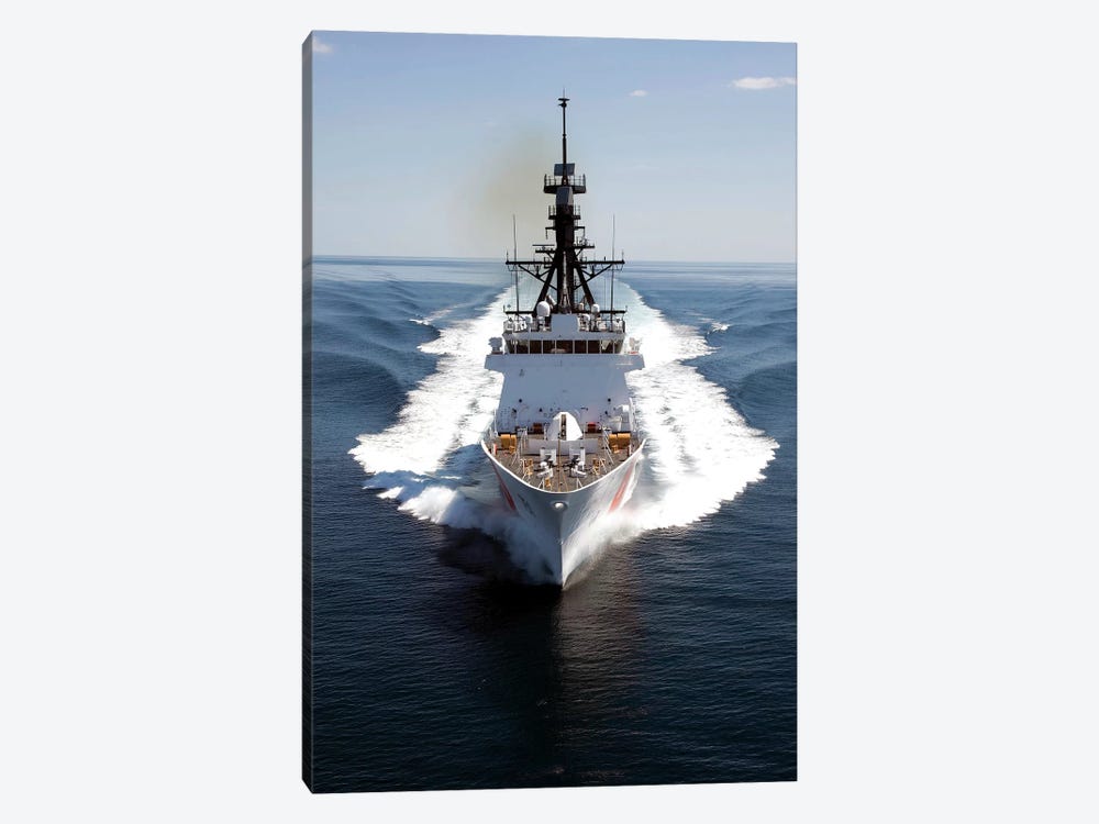 US Coast Guard Cutter Waesche Navigates The Gulf Of Mexico I by Stocktrek Images 1-piece Art Print