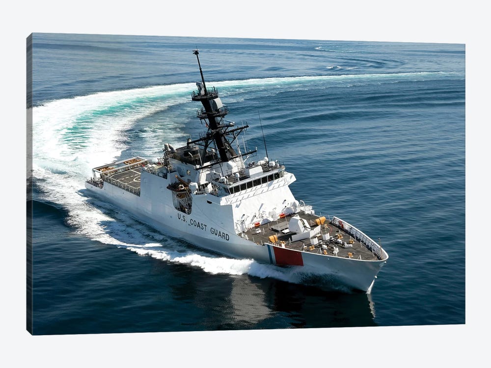 US Coast Guard Cutter Waesche Navigates The Gulf Of Mexico II 1-piece Canvas Artwork