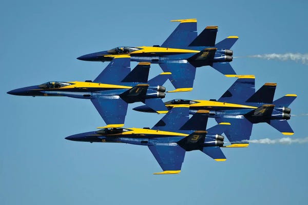 By Air: US Navy Flight Demonstration Squadron, The Blue Angels III by Stocktrek Images