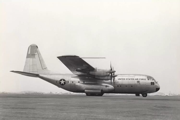 YC-130 First Flight From Burbank, California