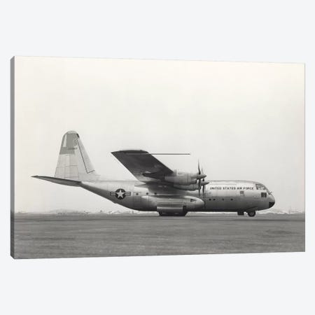 YC-130 First Flight From Burbank, California Canvas Print #TRK1063} by Stocktrek Images Canvas Wall Art