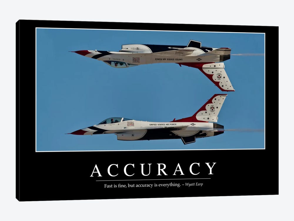 Accuracy by Stocktrek Images 1-piece Canvas Wall Art