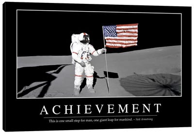 Achievement Canvas Art Print - Space Lover