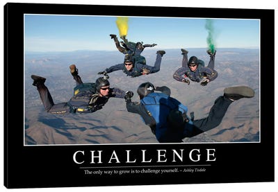 Challenge Canvas Art Print - Stocktrek Images