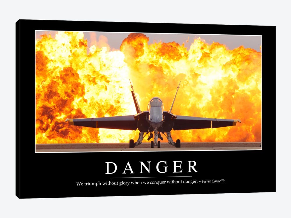 Danger by Stocktrek Images 1-piece Canvas Artwork