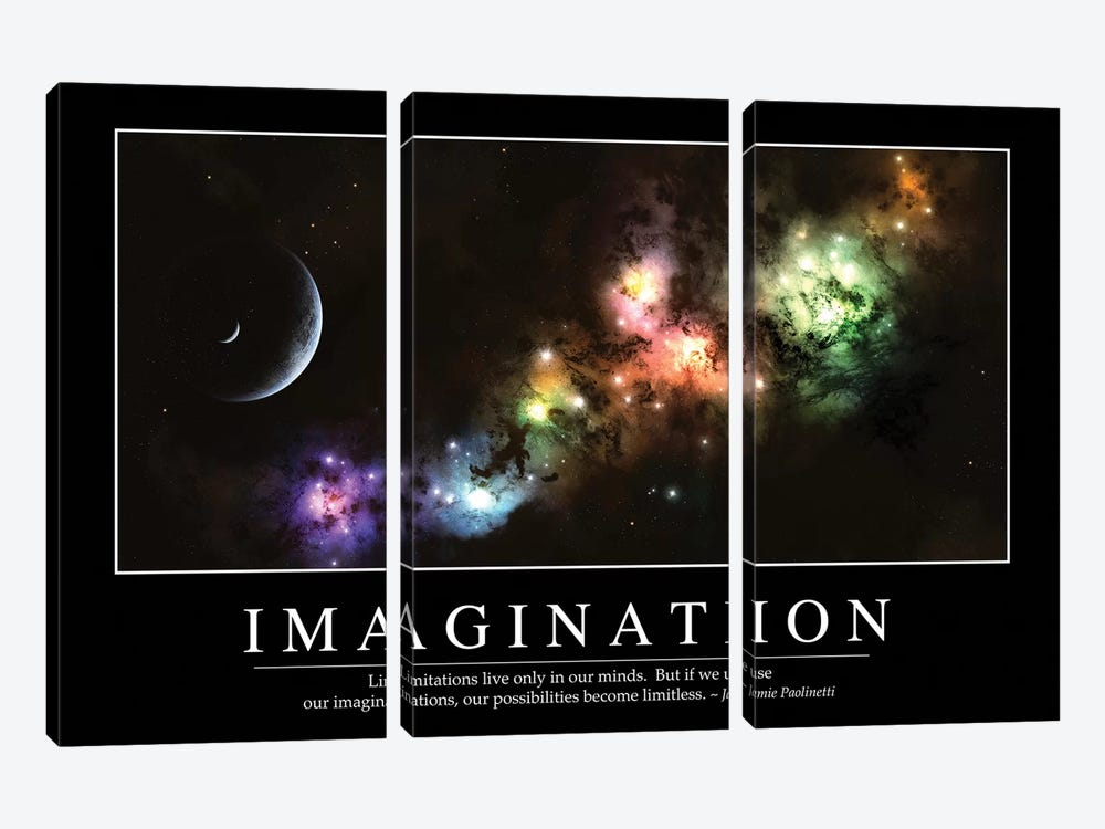 Imagination by Stocktrek Images 3-piece Canvas Art Print