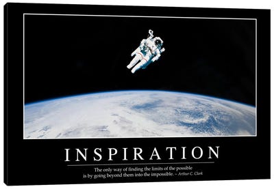 Inspiration Canvas Art Print - Space Lover
