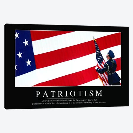 Patriotism Canvas Print #TRK1127} by Stocktrek Images Canvas Artwork