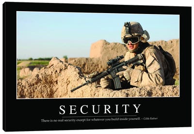 Security II Canvas Art Print - Army Art