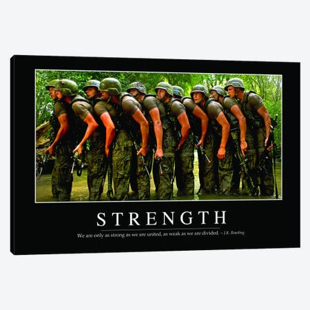 Strength Canvas Print #TRK1149} by Stocktrek Images Canvas Print