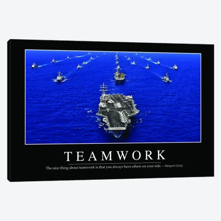 Teamwork Canvas Print #TRK1153} by Stocktrek Images Canvas Art