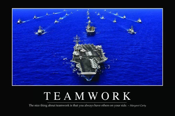Warships: Teamwork by Stocktrek Images