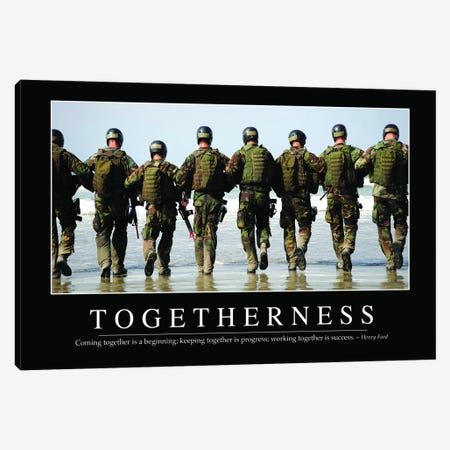 Togetherness Canvas Print #TRK1155} by Stocktrek Images Art Print