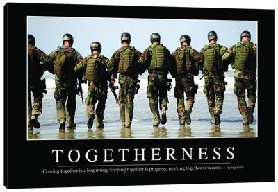 Togetherness Canvas Art Print - Teamwork