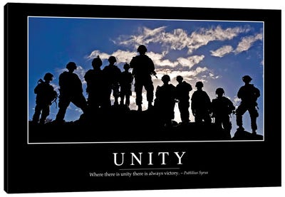 Unity Canvas Art Print - Teamwork