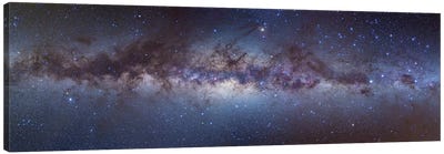 Panorama View Of The Center Of The Milky Way Canvas Art Print - 3-Piece Astronomy & Space