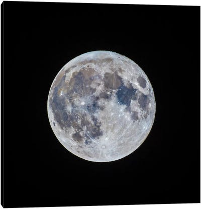 The Mini-Moon Of March 5, 2015 Canvas Art Print - Alan Dyer