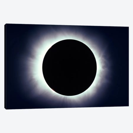 Total Solar Eclipse Taken Near Carberry, Manitoba, Canada Canvas Print #TRK1183} by Alan Dyer Canvas Art Print