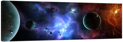 A Massive And Crowded Universe Canvas Art Print