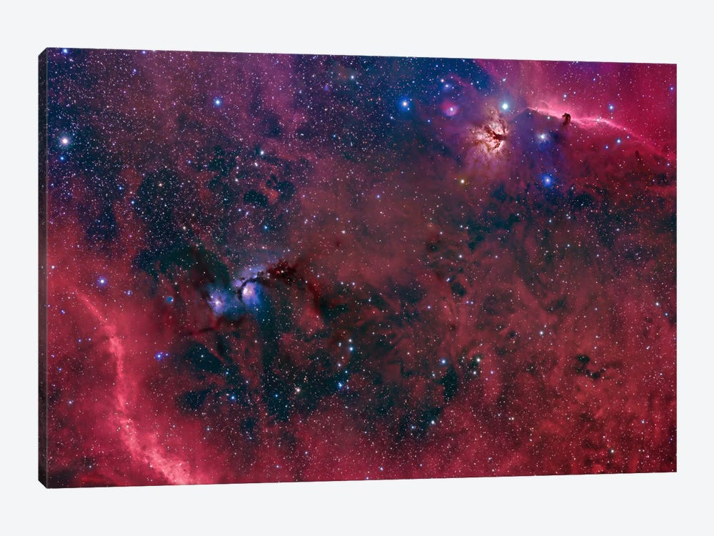 Widefield View In The Orion Constellation 1-piece Canvas Art
