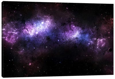 A Massive Nebula Covers A Huge Region Of Space Canvas Art Print