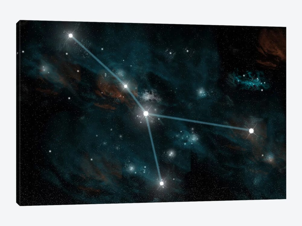 The Constellation Cancer by Marc Ward 1-piece Canvas Print